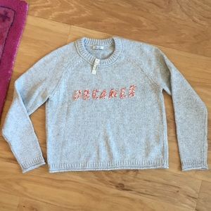 NWT Madewell Grey Dreamer Pullover Sweater M